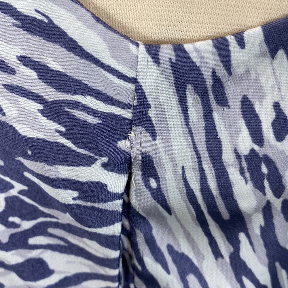 BCBGeneration Lilac Zebra Print Sleeveless Mini Dress - Picture 12 of 16